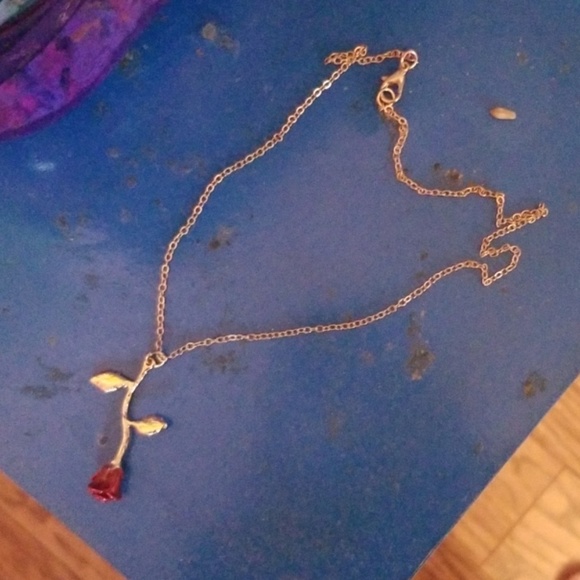 Brand new! Beauty and the Beast Necklace - Picture 3 of 4